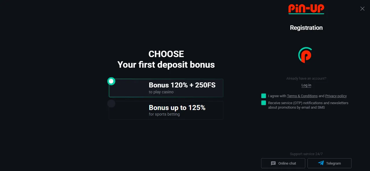 Hızlı Başlangıç: Pin-Up Kayıt ve Hesap Giriş İşlemleri